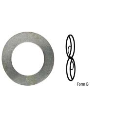 Federscheiben, gewellt DIN 137 | Stahl mechanisch verzinkt | B 4 mm | 1000 Stück