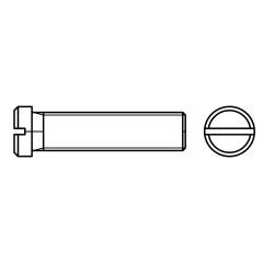 Flachkopfschrauben DIN 920 4.8/5.8 M 3 x 5 mm | galvanisch verzinkt | 100 Stück