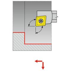 Bohrstange E12M-SCLCL 06 li. VHM m. IK TECWERK