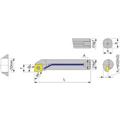 Bohrstange A10H-SCLCL 06 li. vern. m. IK TECWERK