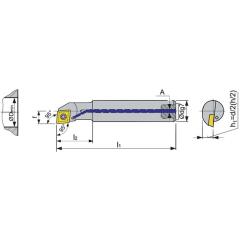 Bohrstange A1012K-SCLCL 06 li. vern. m. IK TECWERK