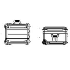 Schalenkoffer Innen-B470xT390xH300mm HDPE 64l TECWERK