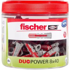 fischer - DuoPower 8 x 40 | Dose | 80 Stück